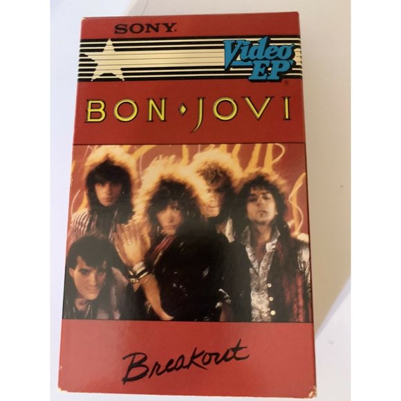 Vintage Bon Jovi Breakout BETA Tape-Not VHS Rare - Picture 2 of 5